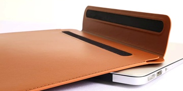 WIWU Velcro Skin Pro III Leather MacBook Pro/Air 13 Leather Brown