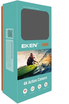 Eken H9R V2.0 4K с набором креплений и аквабоксом (Черный)