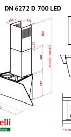 Perfelli DN 6272 D 700 WH LED