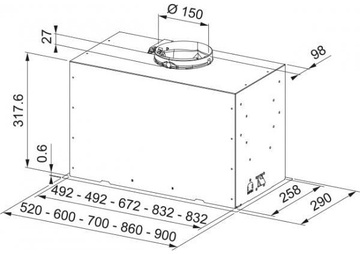 Franke Box Flush Basic FBFE BK A70 (305.0728.431)