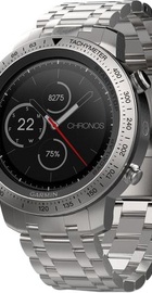 Garmin fenix Chronos Steel with Brushed Stainless Steel Watch Band (010-01957-02)