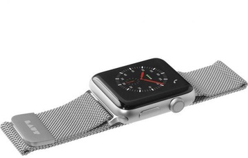LAUT STEEL LOOP for Apple Watch размер 38/40/41mm Silver (LAUT_AWS_ST_SL)