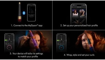 Dyson Airwrap i.d. multi-styler and driver Curly+Coily Red Velvet/Gold (596928-01) EU