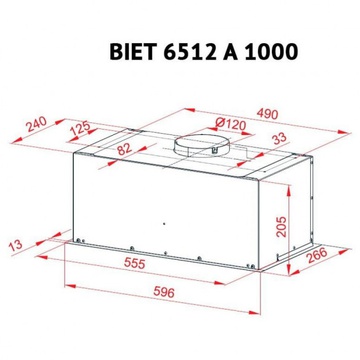 Perfelli BIET 6512 A 1000 W LED