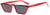 HBK Sexy Cat Eye Sunglasses (c6 red frame/grey lenses)