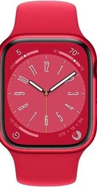 Apple Watch Series 8 GPS 45mm Product Red Aluminum Case w. Product Red S. Band M/L (MNUU3)
