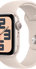 Apple Watch SE 2 GPS 44mm Starlight Aluminium Case with Starlight Sport Band S/M (MRE43)