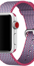 Apple Watch 38mm/40mm/41mm/42mm Berry Check Woven Nylon (MQVD2)