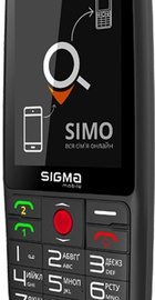 Sigma mobile Comfort 50 Elegance3 SIMO ASSISTANT Black
