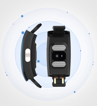 Lemfo P3 Plus с ЭКГ и тонометром (Черный)