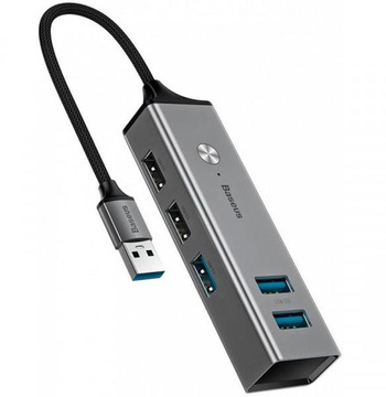 Baseus 3xUSB3.0 2xUSB2.0 Dark Gray (CAHUB-C0G)