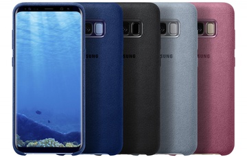 Samsung Galaxy S8 Plus G955 Alcantara Cover Silver (EF-XG955ASEG)