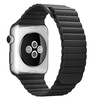 Apple Watch 38mm/40mm/41mm/42mm Leather Loop Black (high copy)