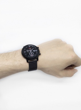 Jiks Watch с пульсоксиметром (Metal-Black)