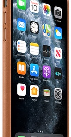 Apple iPhone 11 Pro Leather Case Saddle Brown (high copy)