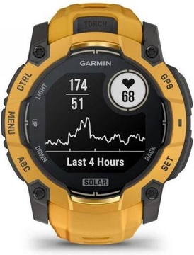 Garmin Instinct 3 50mm Solar Sunburst with Sunburst/Gray Band (010-02935-02/42)
