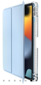 Comma Joy PU Case with Pen Holder for iPad Air 6 13" 2024 / Pro 12.9" (2018-2022) Blue