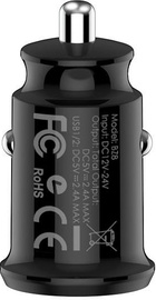 Borofone BZ8B MaxRide 12-24V 2.4A Black