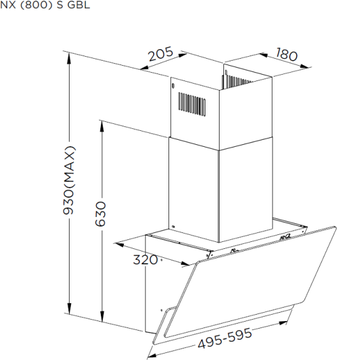 Pyramida NX 50 (800) S GBL