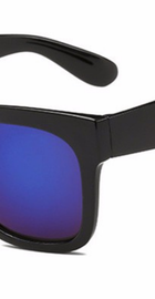 Classic Vintage Sunglasses Men Mirror Blue
