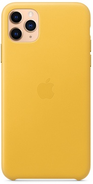 Apple iPhone 11 Pro Max Leather Case - Meyer Lemon (MX0A2)