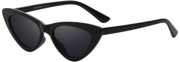 Winla Fashion Design Cat Eye Sunglasses Women Black/Grey (model WL1127)