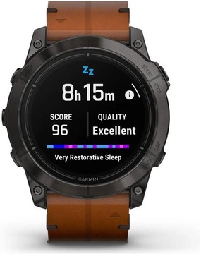 Garmin Epix Pro Gen 2 Sapphire 51mm Carbon G. DLC Tit. with Chestnut L. Band (010-02804-30)