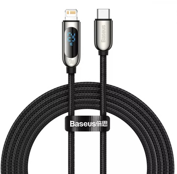 Baseus Display Fast Charging Type-C to Lightning 20W (2m) Black