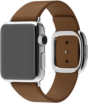 Apple Modern Buckle for Watch 38mm/40mm/41mm/42mm Brown Large (MJ562)