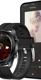 Lemfo TK88 Silicone с поворотным безелем (Черный)
