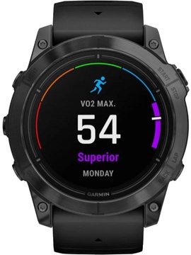 Garmin Epix Pro Gen 2 Sapphire 51mm Carbon G. DLC Tit. with Black Band (010-02804-00/01/53)