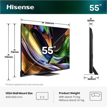 Hisense 55UR8S