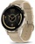 Garmin Venu 3S Soft Gold S. Steel Bezel w. French Gray Case and Leather Band (010-02785-55)