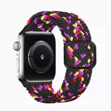 Apple Braided Solo Loop for Watch 42mm/44mm/45mm/46mm/49mm Cai Ling Black (high copy)