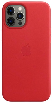 Apple iPhone 12 Pro Max Leather Case with MagSafe PRODUCT RED (MHKJ3) (high copy)