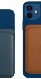 Apple iPhone Leather Wallet with MagSafe Saddle Brown (MHLT3) (high copy)