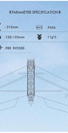Tech One Летающее крыло FPV WING 900 II 960мм EPP ARF (TO-0708002)