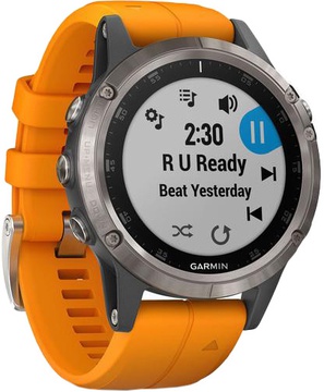 Garmin Fenix 5 Plus Sapphire Orange (010-01988-05)