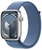 Apple Watch Series 9 GPS 45mm Silver Aluminum Case With Winter Blue Sport Loop (MR9F3)