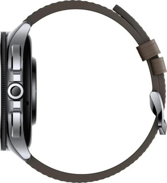 Xiaomi Watch 2 Pro Bluetooth Silver Case with Brown Leather Strap (BHR7216GL)