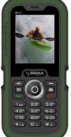 Sigma mobile X-treme IP67 Green Black (UA UCRF)