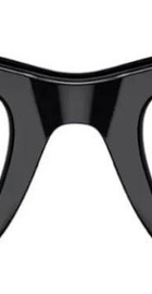 Ray-Ban Meta Wayfarer Shiny Black Frame Clear Lenses (RW4006 601/SB 50-22)