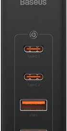 Baseus GaN2 Pro Q.C 2C + Charger Type-C Cable 100W Black (CCGAN2P-L01)