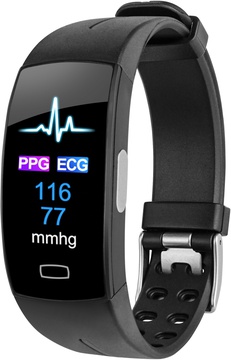 Lemfo P3 Plus с ЭКГ и тонометром (Черный)