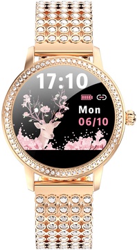 Linwear LW20 Pro Metal с измерением давления и пульса (Золотой)