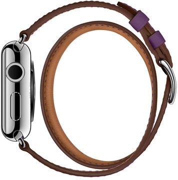 Apple Watch Hermes Barenia Leather Double Tour Regular 38mm/40mm/41mm/42mm Anemone (MNHH2)