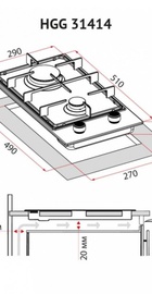 Perfelli HGG 31414 BL