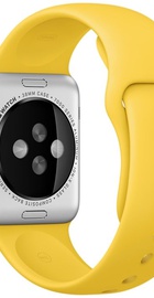 Apple Watch Sport 38mm Silver Aluminum Case with Yellow Sport Band (MMF02)