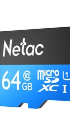 Netac 64 GB microSDXC Class 10 UHS-I + SD adapter NT02P500STN-064G-R