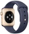 Apple Watch Sport 42mm Gold Aluminum Case Midnight Blue Sport Band (MLC72) CPO
